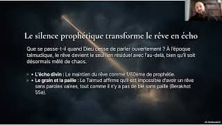 Rav Shmuel Elikan - Les rêves – 2ème  partie -  22.03.26